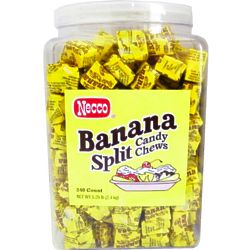 240 Necco Banana Split Candy Chews