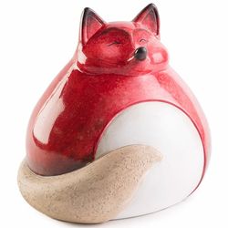 Fat Fox Ceramic Statue