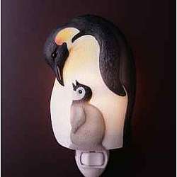 Mother and Baby Penguin Night Light