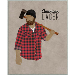 Personalized American Lager Poster