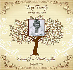My Life Through The Years: A Personalized Family Tree Album