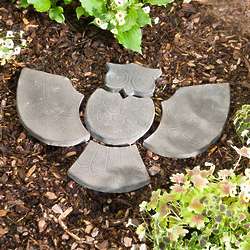 Owl Decorative Stones Garden Accent