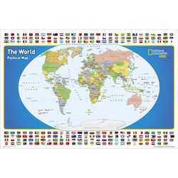 The World for Kids Wall Map