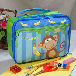 Personalized Monkey Lunch Box