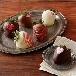 Valentine's Day Hand-Dipped Chocolate-Covered Strawberries