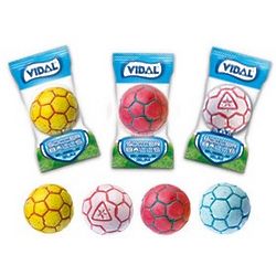 60 Pieces of Bubble Gum Soccer Balls