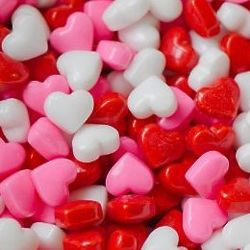 5 Pounds of Love Heart Candies