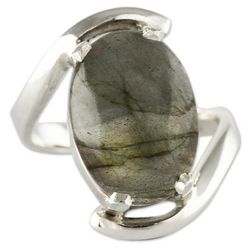Reflections Labradorite Single Stone Ring