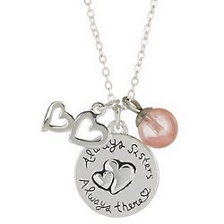 Always Sisters Always There Necklace