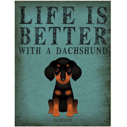 Life Is Better With A Dog Print
