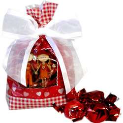 Loving Hearts Cherry Candy Filled Bag