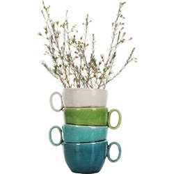 Stacked Teacups Vase
