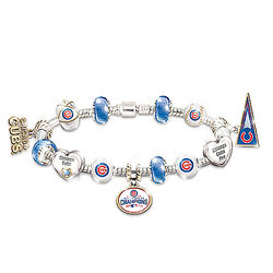 Chicago Cubs 2016 World Series Champions Charm Bracelet