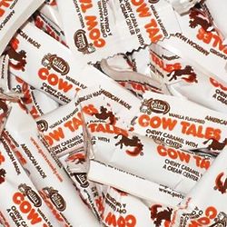 Cow Tales Miniature Vanilla Flavored Chewy Caramels - 5 Pounds