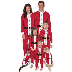 Santa Matching Family Christmas Pajamas