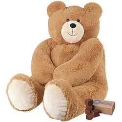6 Foot Giant Hunka Love Teddy Bear with Fudge