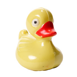 Yellow Weighted Plastic Duck