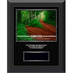 Service Path Gunmetal Individual Award Plaque
