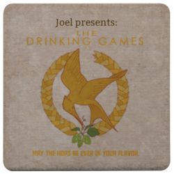 Tumbled Porcelain Drinking Games Coasters