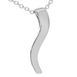 Ogee Pendant with Platinum Chain