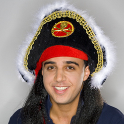 Pirate Hat & Wig