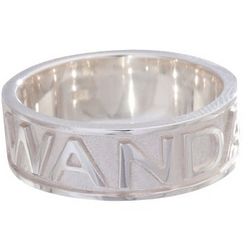 Sculpted Name Ring