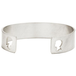 Custom Silhouette Cuff Bracelet