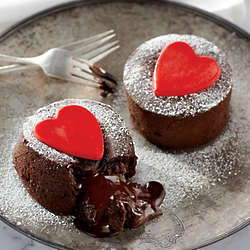 Valentine's Day Chocolate Lava Cake