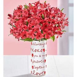 Valentine's Day Messages from the Heart Red Roses Bouquet