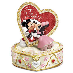 Personalized Let Me Call You Sweetheart Mickey & Minnie Music Box