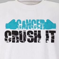 Crush It Ovarian & Cervical Cancer Awareness T-Shirt