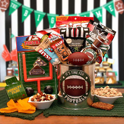 Football Snack Time Gift Pail