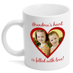 Heart Filled with Love Photo Mug