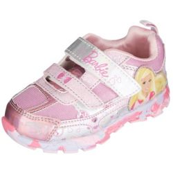 Barbie Girl's Light Up Pink Athletic Shoes