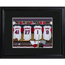 Personalized Los Angeles Angels Clubhouse Framed Print