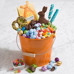 Some Bunny Loves You Easter Basket with Personalized Ribbon