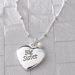 Big Sister Heart Necklace
