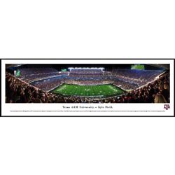 Texas A&M Football 50 Yard Line Panorama Framed Print