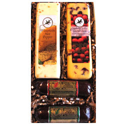 Wisconsin Hot Pepper and Cranberry Cheese and Sausage Gift Box