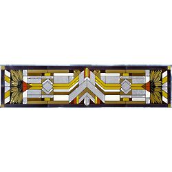 Mission Style Art Glass Panel