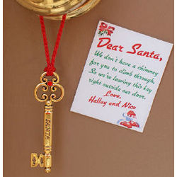 Personalized Santa Key