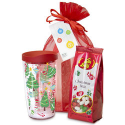 Christmas Tree Travel Tumbler and Jelly Belly Candies