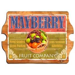 Personalized Vintage Style Fruit Company Tavern Sign
