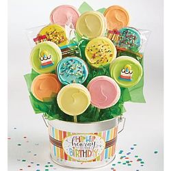 12 Hip Hip Hooray Birthday Cookie Flower Pot