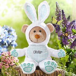 Personalized Easter Bunny Plush Bear