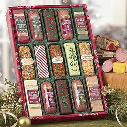 Holiday Sausage and Cheese Bars and Logs Gift Box