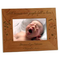 Because We Fell In Love Baby 4x6 Photo Frame