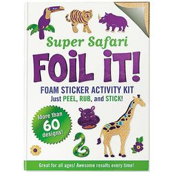 Kid's Super Safari Foil It Activity Book