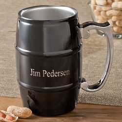 Personalized Enamel and Stainless Steel Tankard
