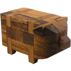 Pig Kumiki Wooden Puzzle